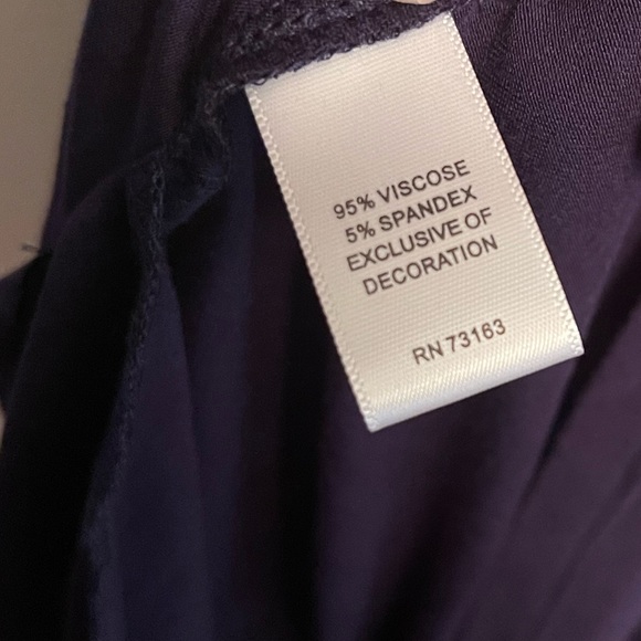 NWT womens navy blue tunic length tank top size large - Picture 7 of 12